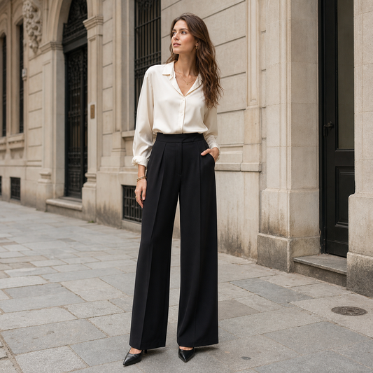Orchidgifts - Lena Wide-Leg Trousers